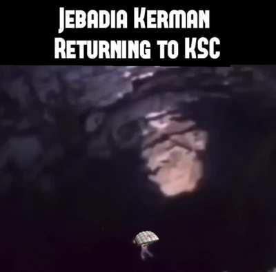 I can never seem to get the return capsule directly on the KSC