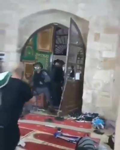 Another video from inside al aqsa.