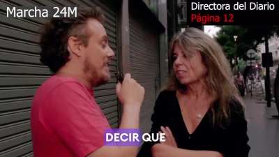 La directora de Página 12, Nora Veiras, negó que haya una dictadura en Venezuela: 