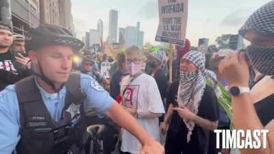 Some DNC protest footage.