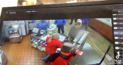 Man-child has a dose of instant karma