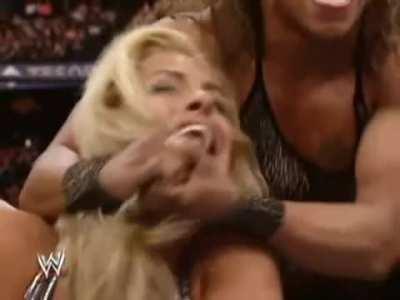 Trish Stratus in pain