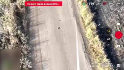Russian Demining Operation Using a Drone, a String and a Piece of Steel