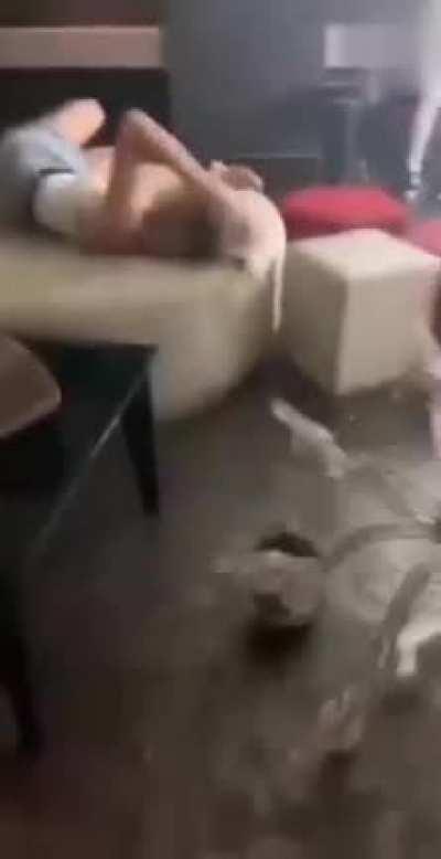 Wcgw spinning a chandelier?