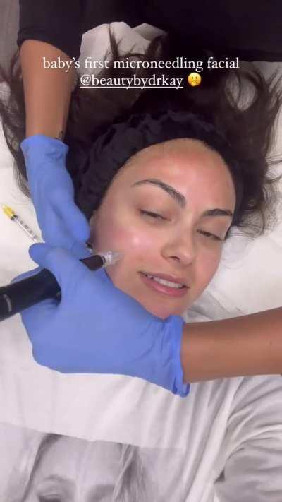 Getting a facial IG 5/3/2024