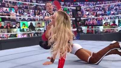 Carmella chokes Sasha