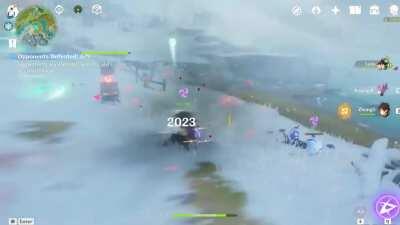 Gotta look slick when switching to Zhongli