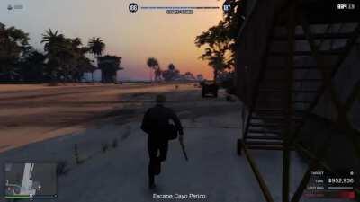 I think I found the best solo/team exit strategy for Cayo Perico