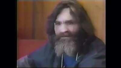 Charles Manson deleting system 32 out of his head