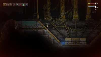 First time trying to steal the orb from the pit boss. I thought I was being slick...