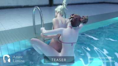 Mercy and futa D.va (Azure Limina)