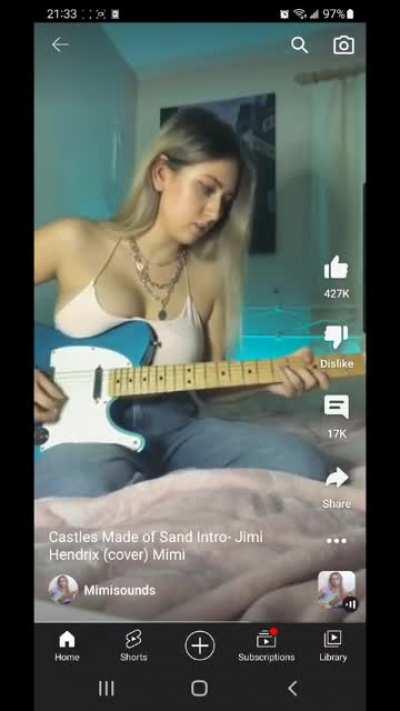 Castles made of sand (intro)- Jimmy Hendrix (cover) Mimi