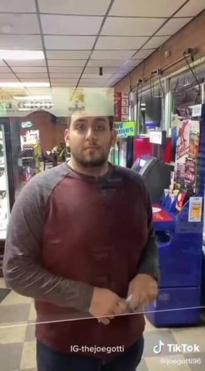 Guy found a loophole with the mask mandate