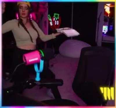 Dancing during stream