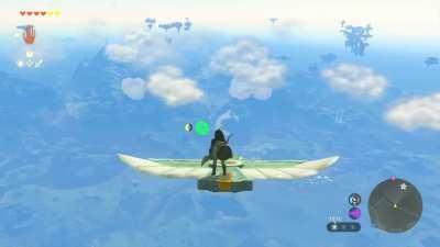 [TOTK] if your paraglider doesn’t take you far enough, you can just do this