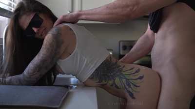 Real men will keep fucking you after they cum all over your ass