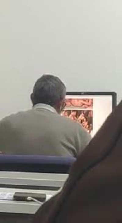 checking out his library