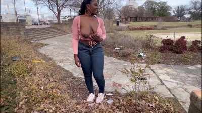 This shirt makes it so easy to show off my tits