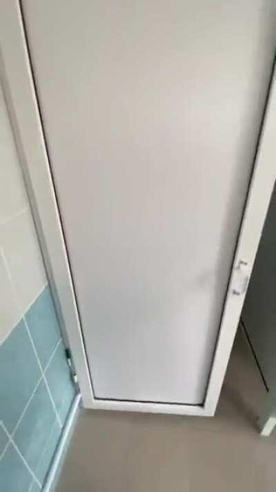 When the school management finally heeded the requests for privacy in the toilet