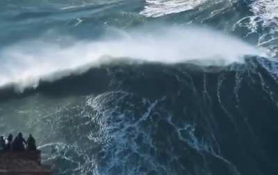Some Frickin’ Waves At Nazaré, Portugal.