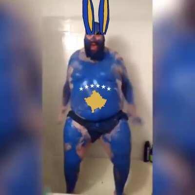 Leaked video of Kosovo Chungus finding out that KOSOVO IS SERBIA