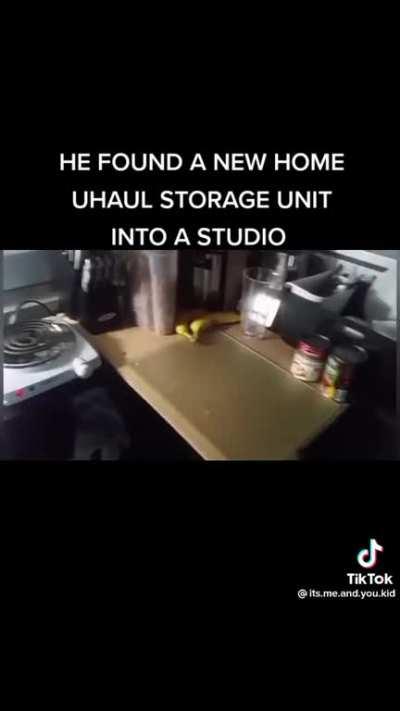 Living in a uhaul storage unit