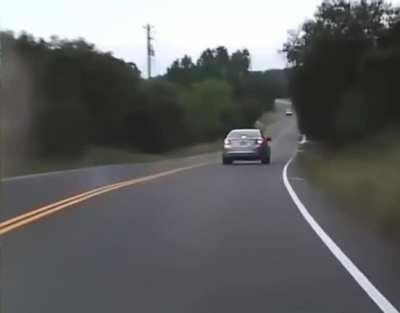 Passed right off the road