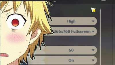 When I make my own settings for the first time