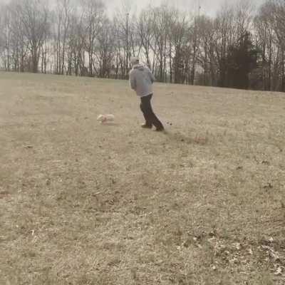 Sometimes you need to take your human for a run to keep them healthy