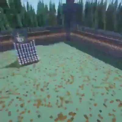 Timelapse 16 hours Project Attack of the Red Dragon"⛏️