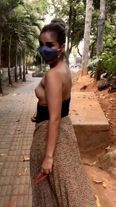 I love flashing outside