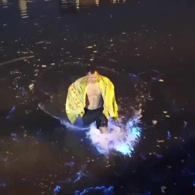 Walking through Bioluminescence Beach