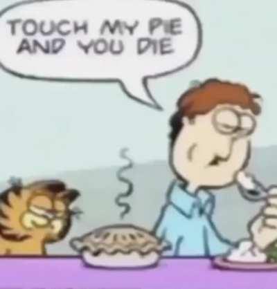 Upvote to touch pie