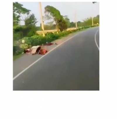 This is what happens when you try to drift on a scooter.