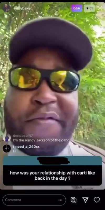 xavier wulf and eddy baker picked up carti the first day he went to LA