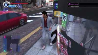 A rare heat move in yakuza 6
