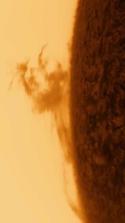 This is how the surface of the sun looks like