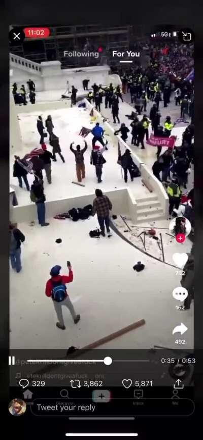 I hadn’t seen this angle of the assault on the capitol today