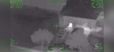 Drunk guy decides to fire at police helicopter with hunting rifle. **GRAPHIC**