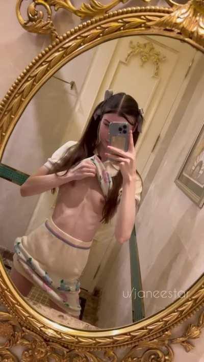 How I dress when I'm in the mood to be fucked by older men 😜