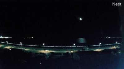 Meteorite caught on a local security camera. Jersey Channel Islands.