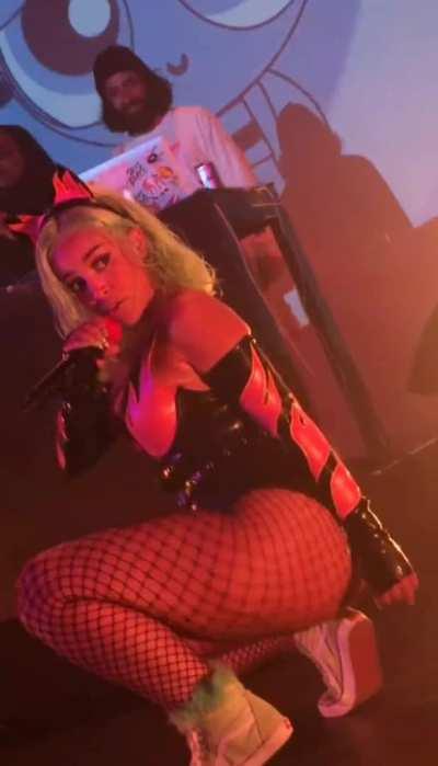 Doja Cat on stage
