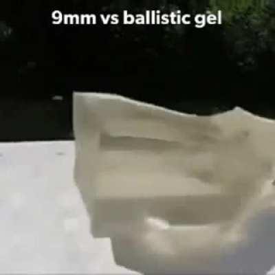 9mm gun vs ballistic gel