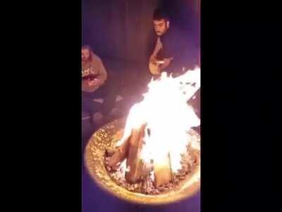 Playing with fire, what could go wrong?