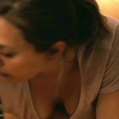 Elizabeth Olsen Deep Cleavage