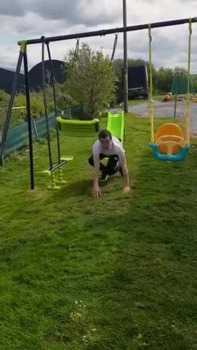 WCGW doing a swing challenge