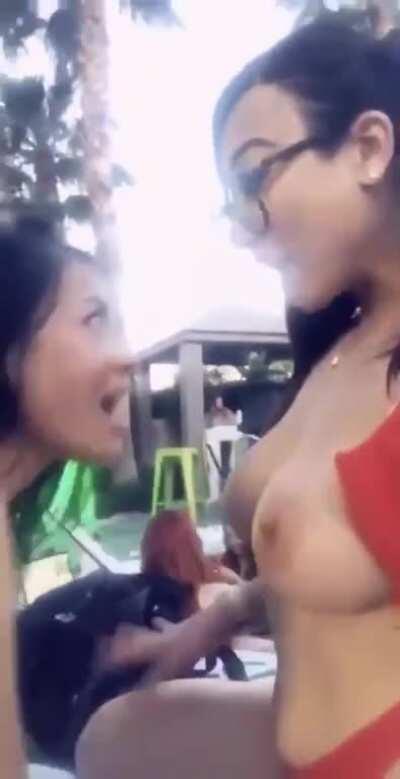 Wait for it! (Some girl-on-girl action is ok, right?)