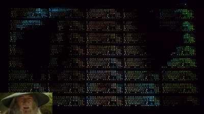 I built a giant screen using RGB keyboards as promised a year ago. The full video is in the comments.