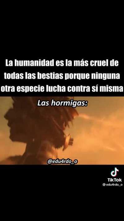 hormigas y el imperio de la humanidad perdiendo 100 millones de soldados por batalla: 📈📈📈