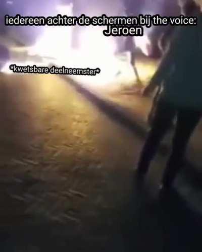 Behind the scenes bij the voice